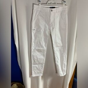 FDJ Olivia Pencil Ankle, White Jeans size 8